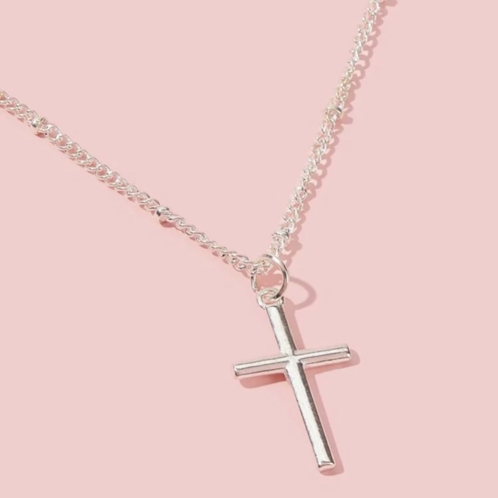 Silver Cross Necklace